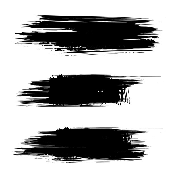 Diseño del trazo de pincel vectorial