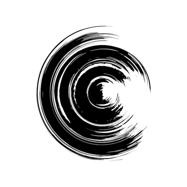 Diseño del trazo de pincel vectorial
