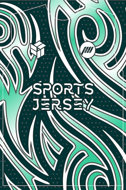Diseño tribal de la camiseta deportiva