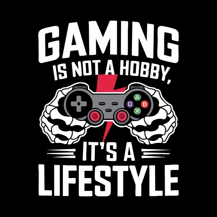 Diseño único de camisetas de juegos Gráficos de moda para jugadores