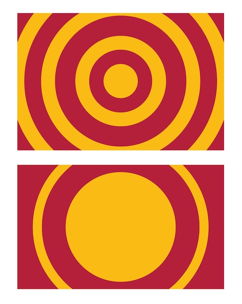 Diseño único de la franja del círculo de fondo