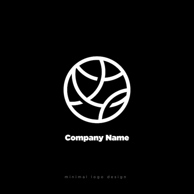 Diseño único del logotipo Minimal