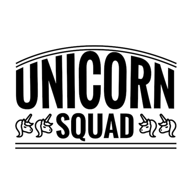 Diseño de Unicornio SVG
