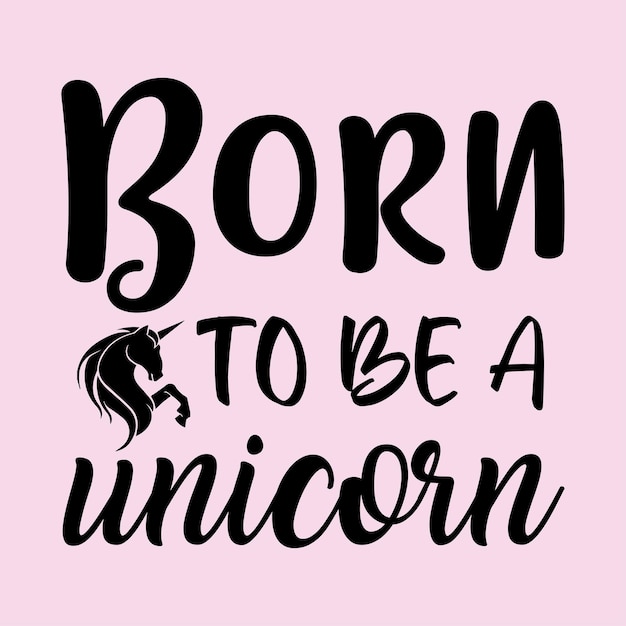 Diseño de Unicornio SVG