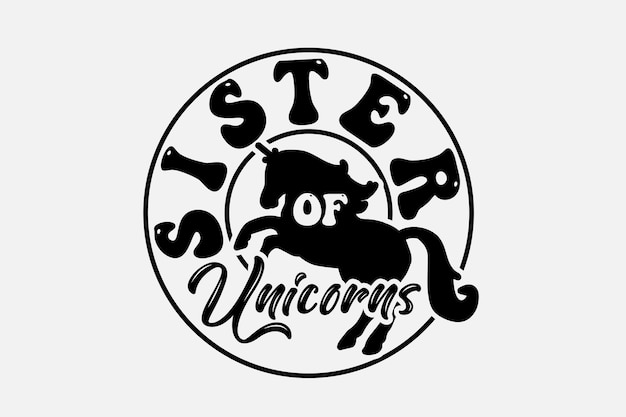 diseño de unicornio svg