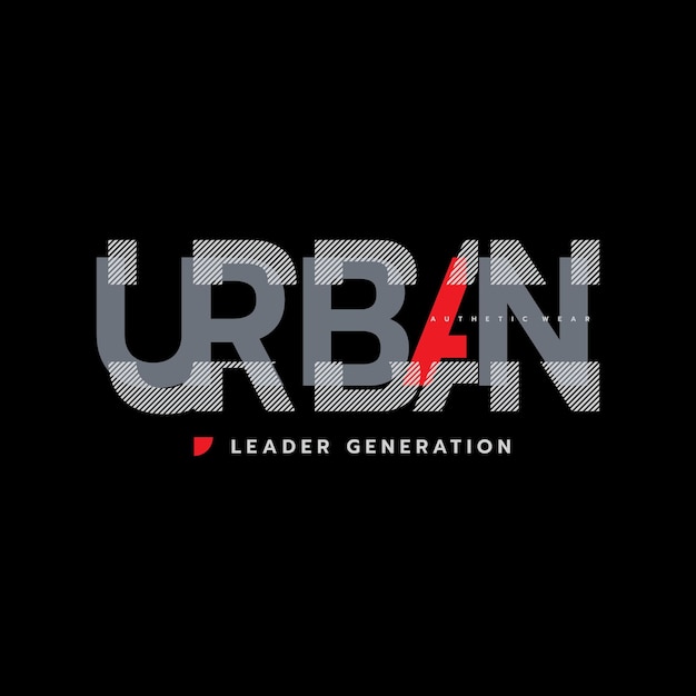 Diseño urbano de camisetas y prendas de vestir.