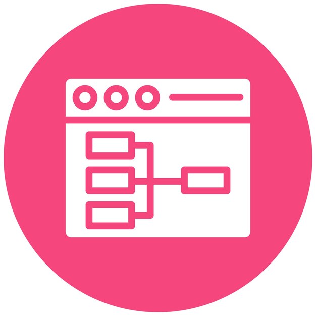 Diseño de Ux Ilustración de diseño de íconos vectoriales