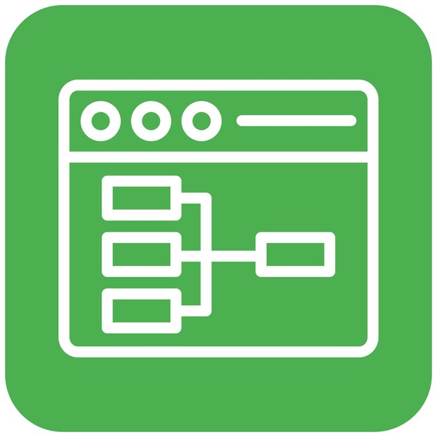 Diseño de Ux Ilustración de diseño de íconos vectoriales