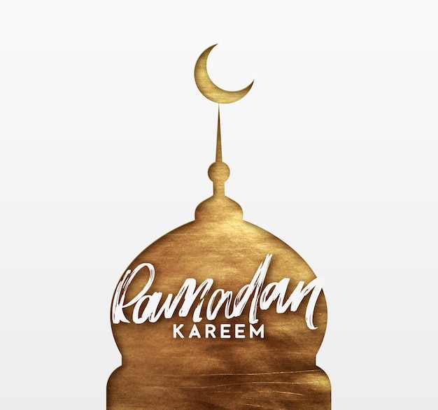 Diseño de vacaciones de Ramadán Kareem. Celebre el mes sagrado de Ramadán en el Islam. Fondo festivo. ilustración vectorial