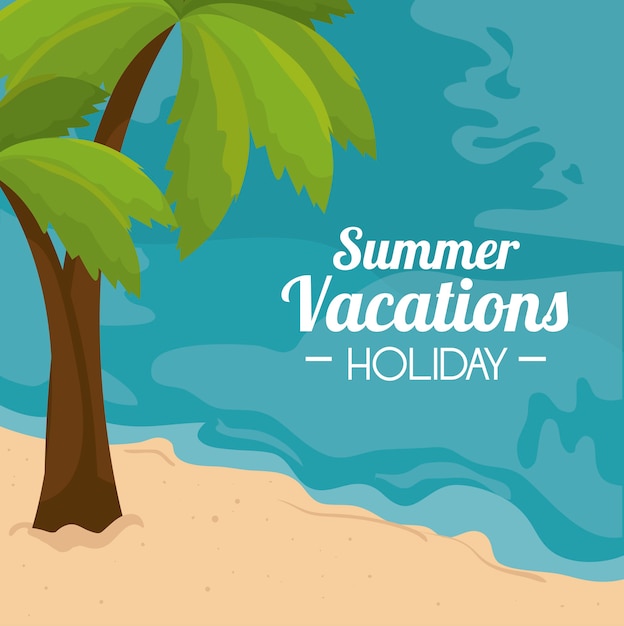 diseño de vacaciones de verano