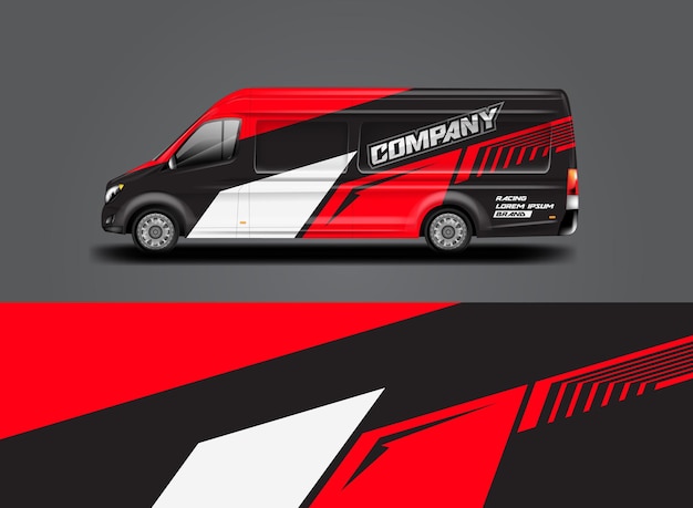 Diseño Van Wrap Livery listo para usar para automóviles