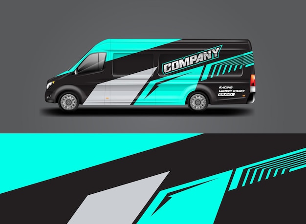 Diseño Van Wrap Livery listo para usar para automóviles