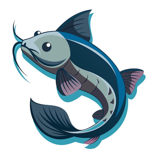 Diseño del vector del bagre