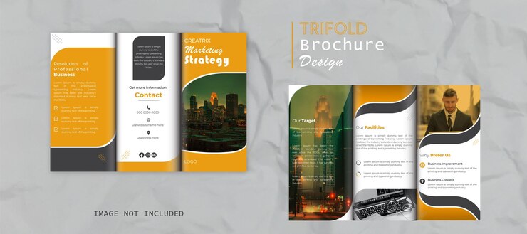 Diseño de vector de banner enrollable moderno con lugar de imagen