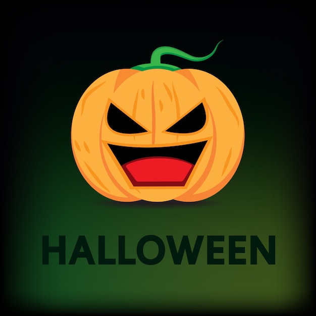 Diseño de vector de calabaza de halloween.