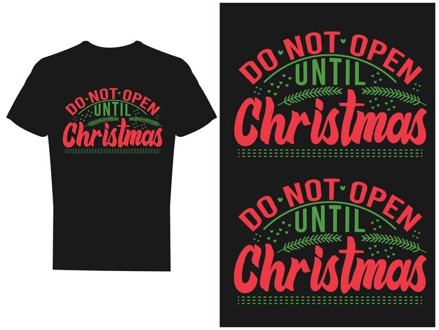 DISEÑO Y VECTOR DE CAMISETA DE NAVIDAD