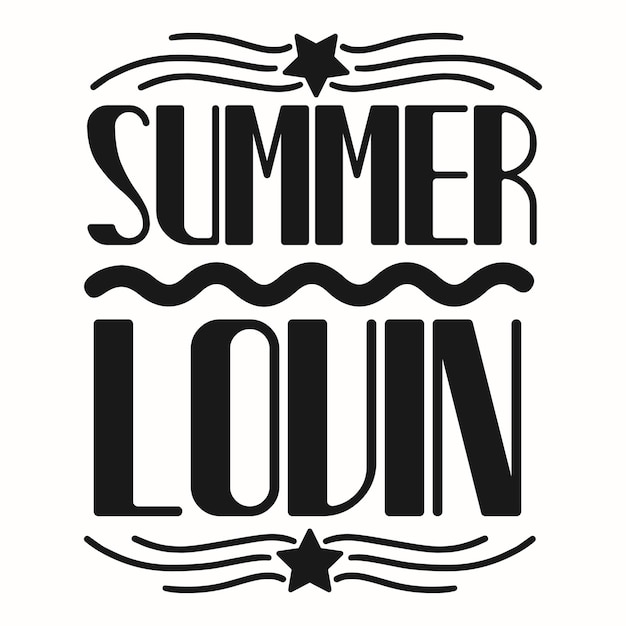Diseño y vector de camisetas de verano