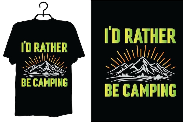 Diseño de Vector Camping svg Camiseta de campamento Circuito de campamento svg