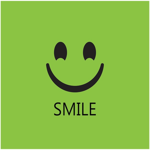 Diseño de vector de cara feliz sonrisa