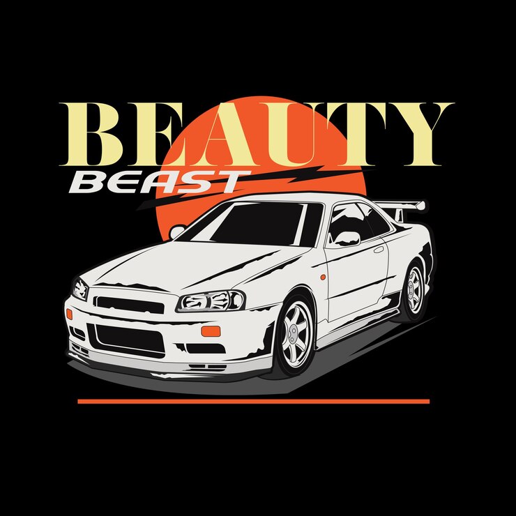 Diseño de vector de coche deportivo