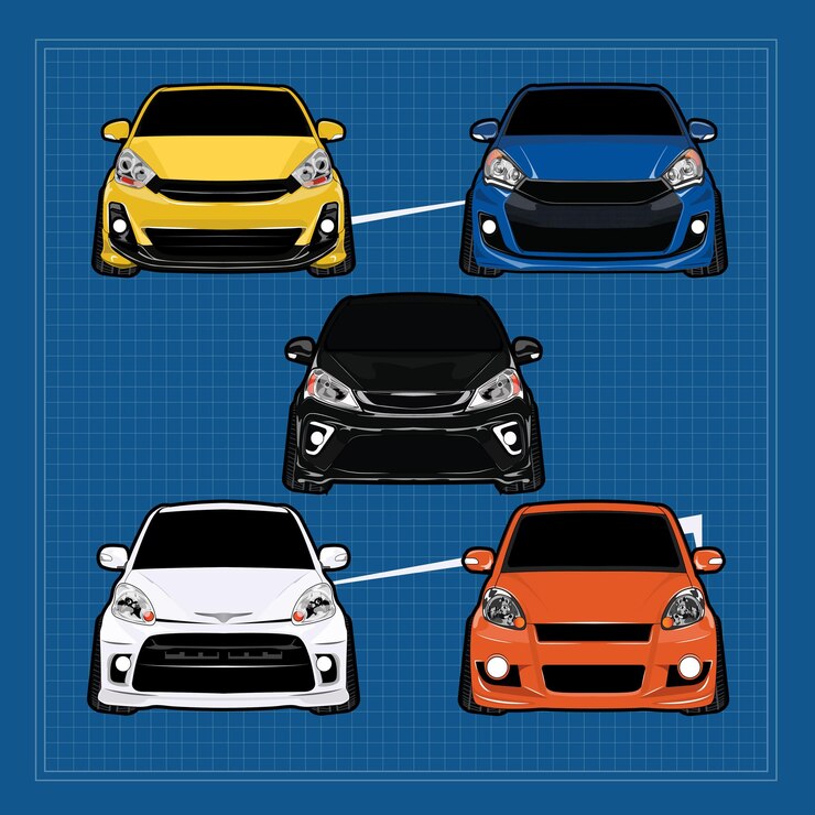 Diseño de vector de coche deportivo