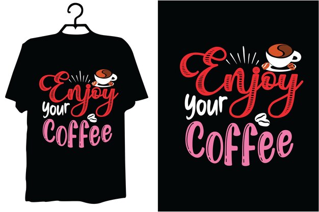 Diseño de Vector Coffee svg Camiseta de café Circuito de café svg