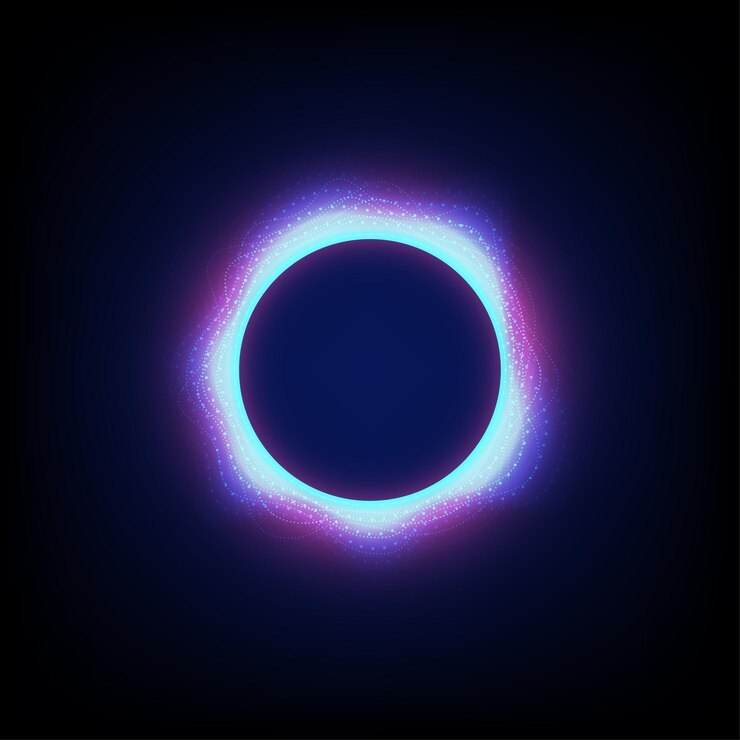 Diseño de vector de eclipse solar de fondo abstracto