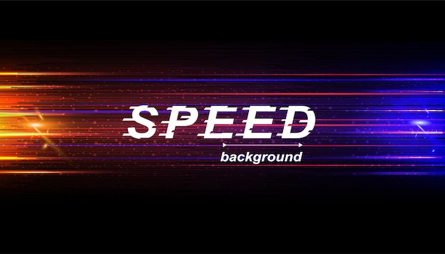 diseño de vector de efecto de movimiento de alta velocidad de color degradado de fondo de movimiento de velocidad abstracta