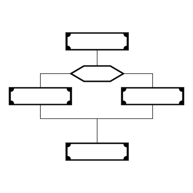 Vector diseño de vector de estructura de organización