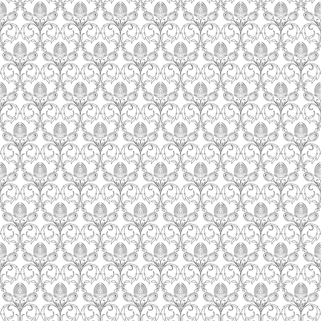 Diseño De Vector Floral De Flor De Silueta Negra Creativa