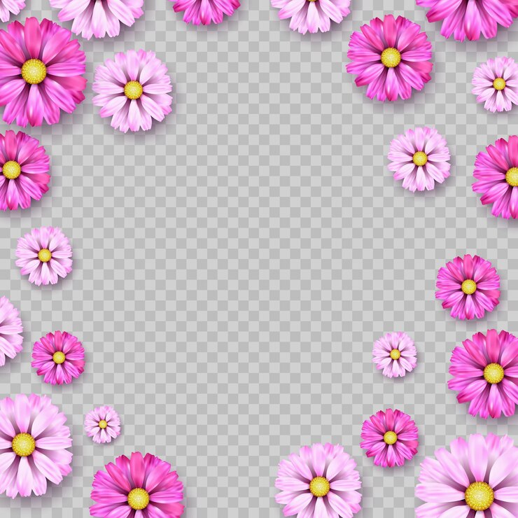 Vector diseño de vector de flores para vector de tarjeta de felicitación floral del día de las matemáticas en png
