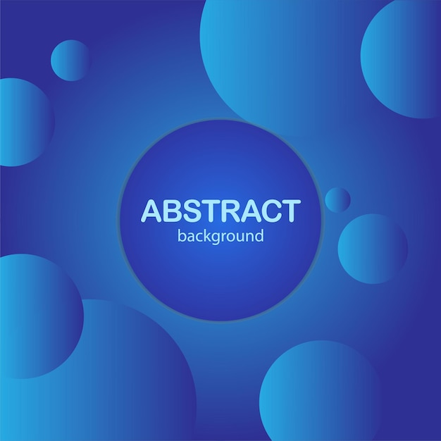 diseño de vector de fondo abstracto azul