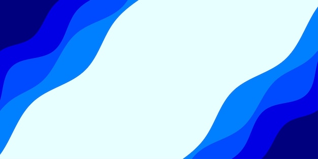 Diseño de vector de fondo abstracto de flujo azul