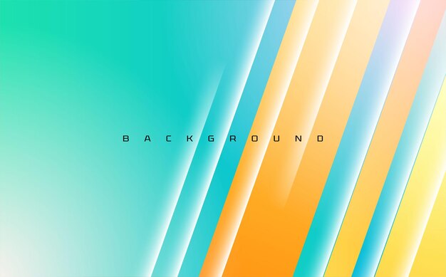 Diseño de vector de fondo abstracto de forma minimalista azul amarillo