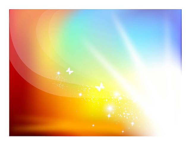 diseño de vector de fondo de arco iris degradado
