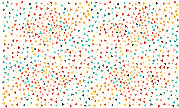 Diseño de vector de fondo de color de triángulo abstracto
