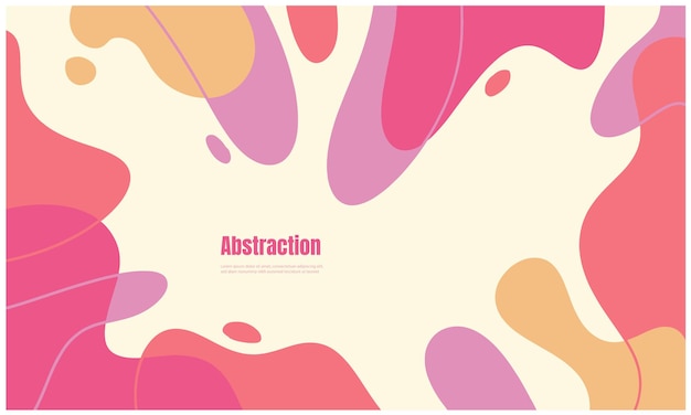 Diseño de vector de fondo de ilustración abstracta