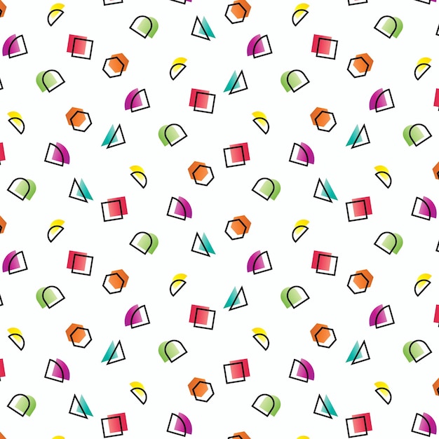 diseño de vector de fondo de patrón abstracto de geometría moderna de moda