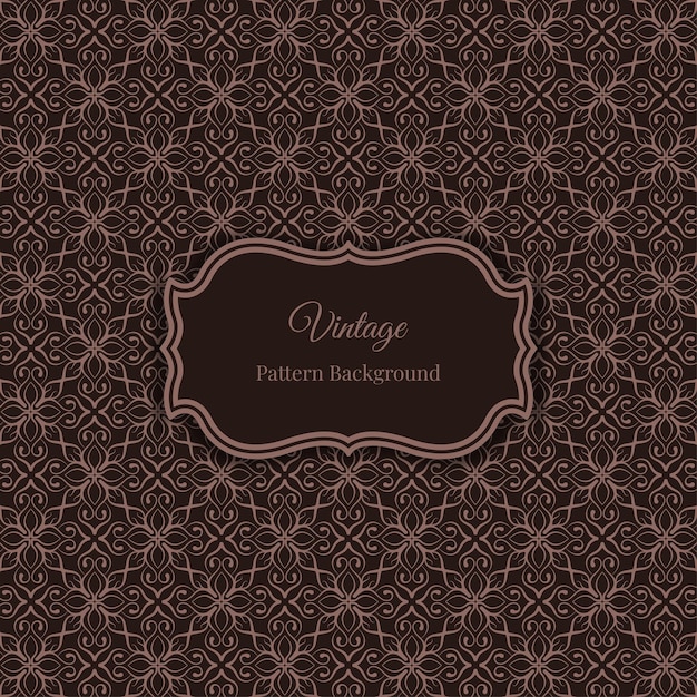 Diseño de vector de fondo de patrón decorativo