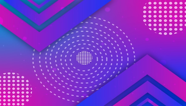 Diseño de vector de fondo plano de página de inicio colorido de línea de onda abstracta de vector