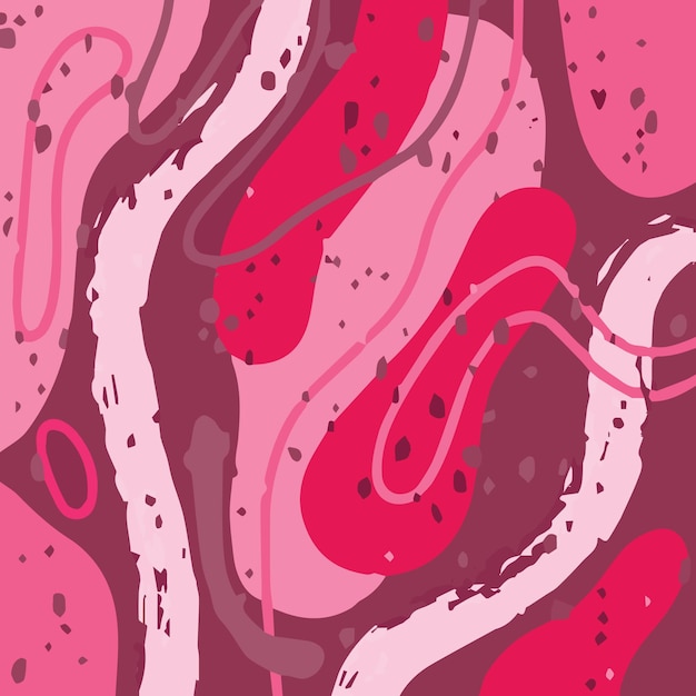 Diseño de vector de fondo plano de página de inicio colorido de línea de onda abstracta de vector