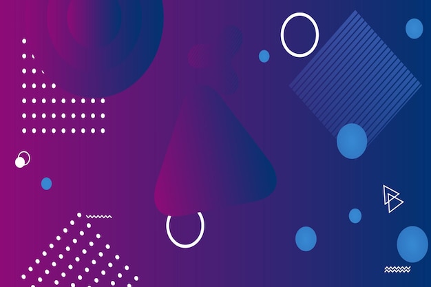 Diseño de vector de fondo plano de página de inicio colorido de línea de onda abstracta de vector