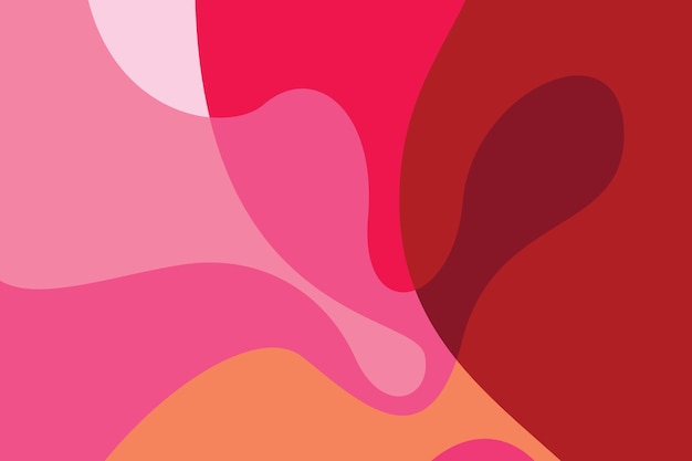 Diseño de vector de fondo plano de página de inicio colorido de línea de onda abstracta de vector