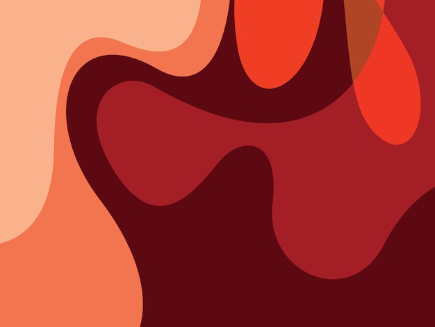 Diseño de vector de fondo plano de página de inicio colorido de línea de onda abstracta de vector