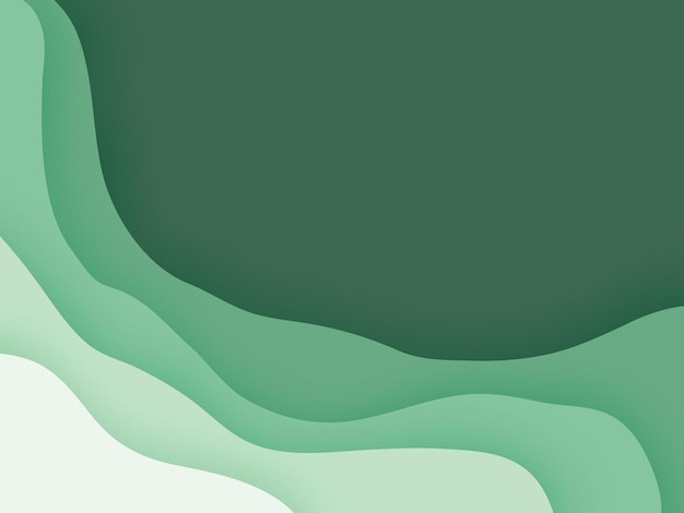 Diseño de vector de fondo plano de página de inicio colorido de línea de onda abstracta de vector