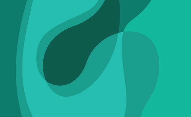 Diseño de vector de fondo plano de página de inicio colorido de línea de onda abstracta de vector