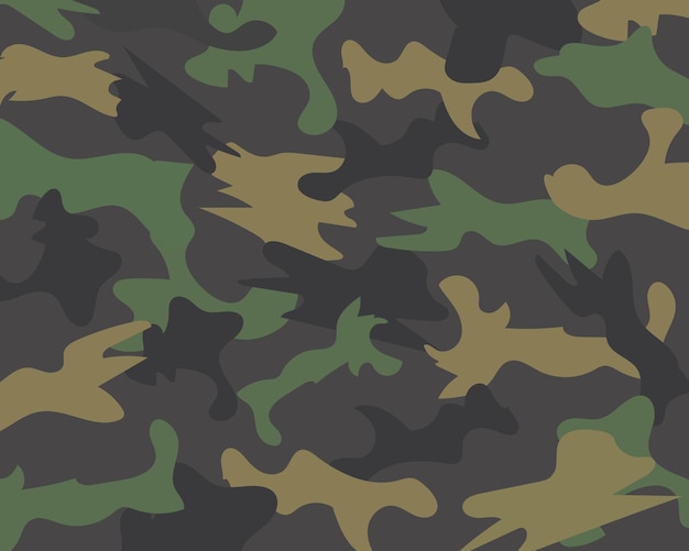 Diseño de vector de fondo texturizado militar de camuflaje