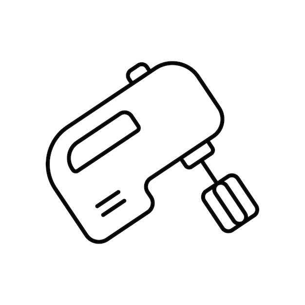 Diseño De Vector De Icono De Mezclador De Mano