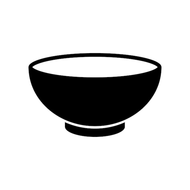 Diseño De Vector De Icono De Tazón