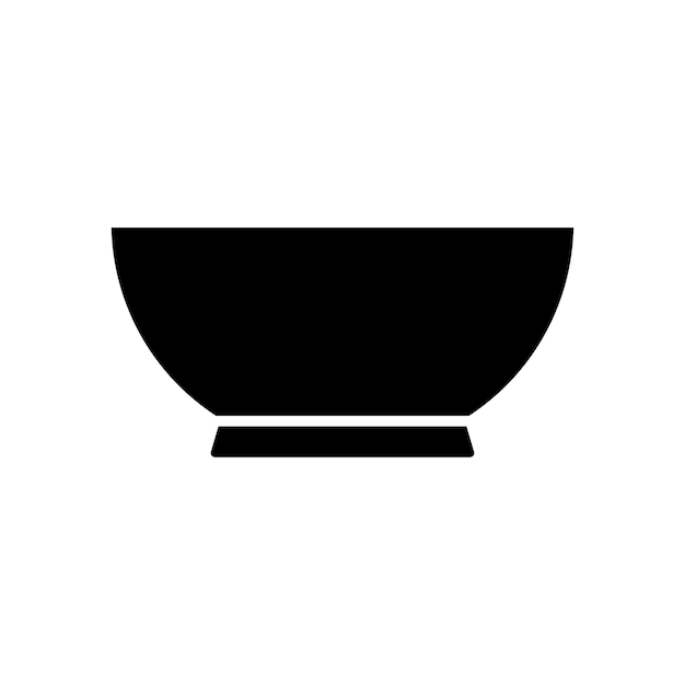 Diseño De Vector De Icono De Tazón
